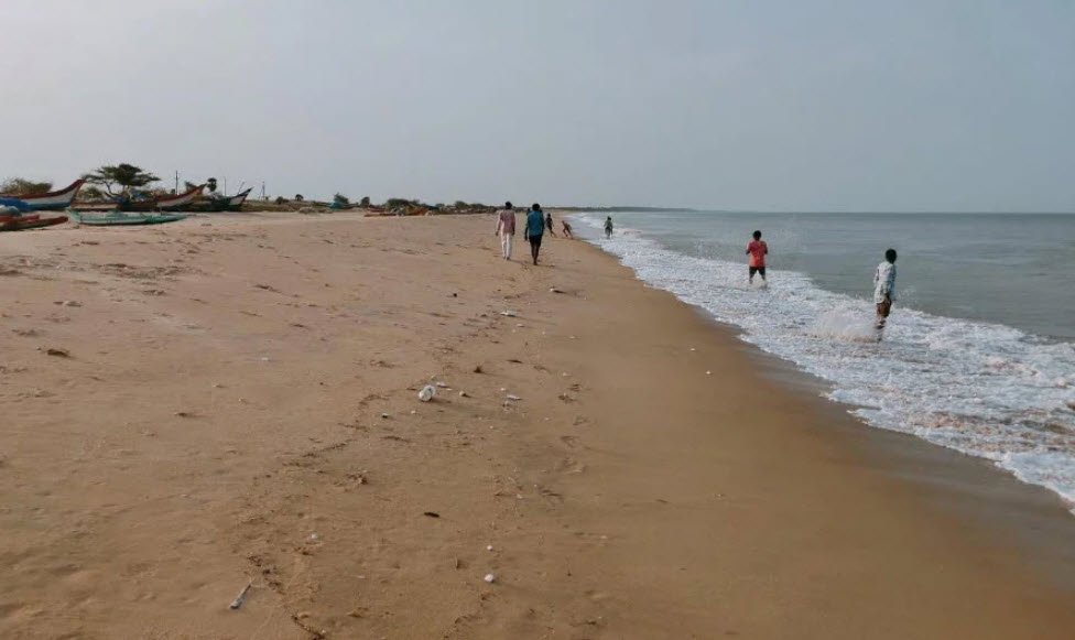 Pattapupalem Beach, Vagarru at Tupilipalem, Andhra Pradesh, India
